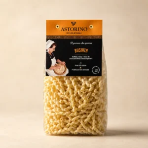 Makaron Busciata Astorino 500 g — kalabryjski makaron spiralny z semoliny durum, brązowe matryce, wolne suszenie, bez GMO