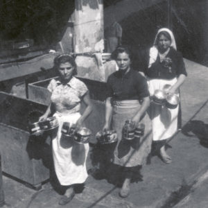 Pracownice Callipo w zakładzie produkcyjnym w Kalabrii w 1957 roku