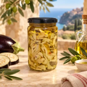 Bakłażan w zalewie oliwnej antipasto